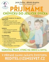 Nabídka práce: chůvička do jesliček